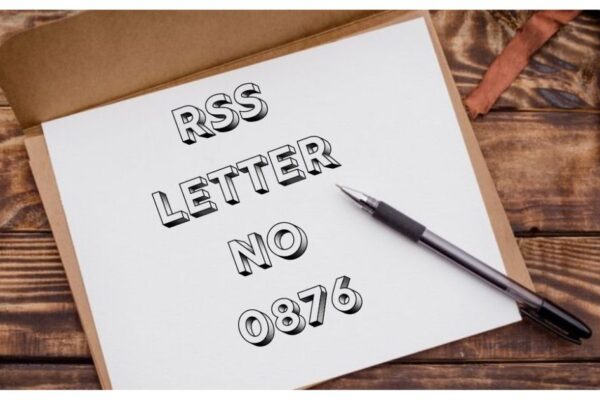 rss letter no 0876