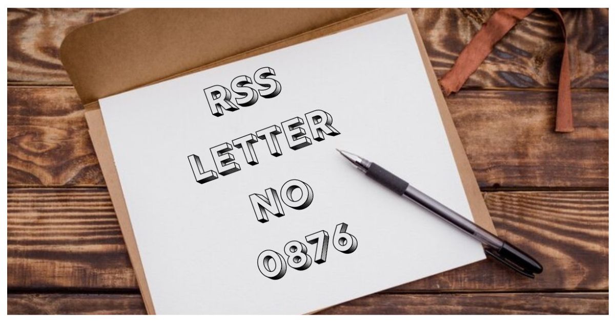 rss letter no 0876